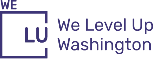 We Level Up Washington logo